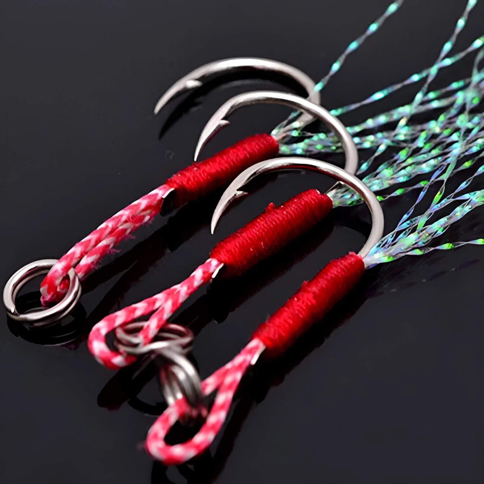 Bright wire iron plate single fishhook in sizes No. 9 through No. 14 for fishing tackle.