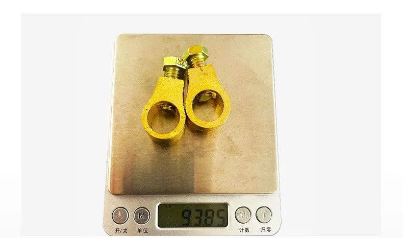 Pure copper car battery clamp with patented connection design for automotive electrical systems
