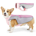 Light grey breathable mesh dog cooling vest for heatstroke prevention