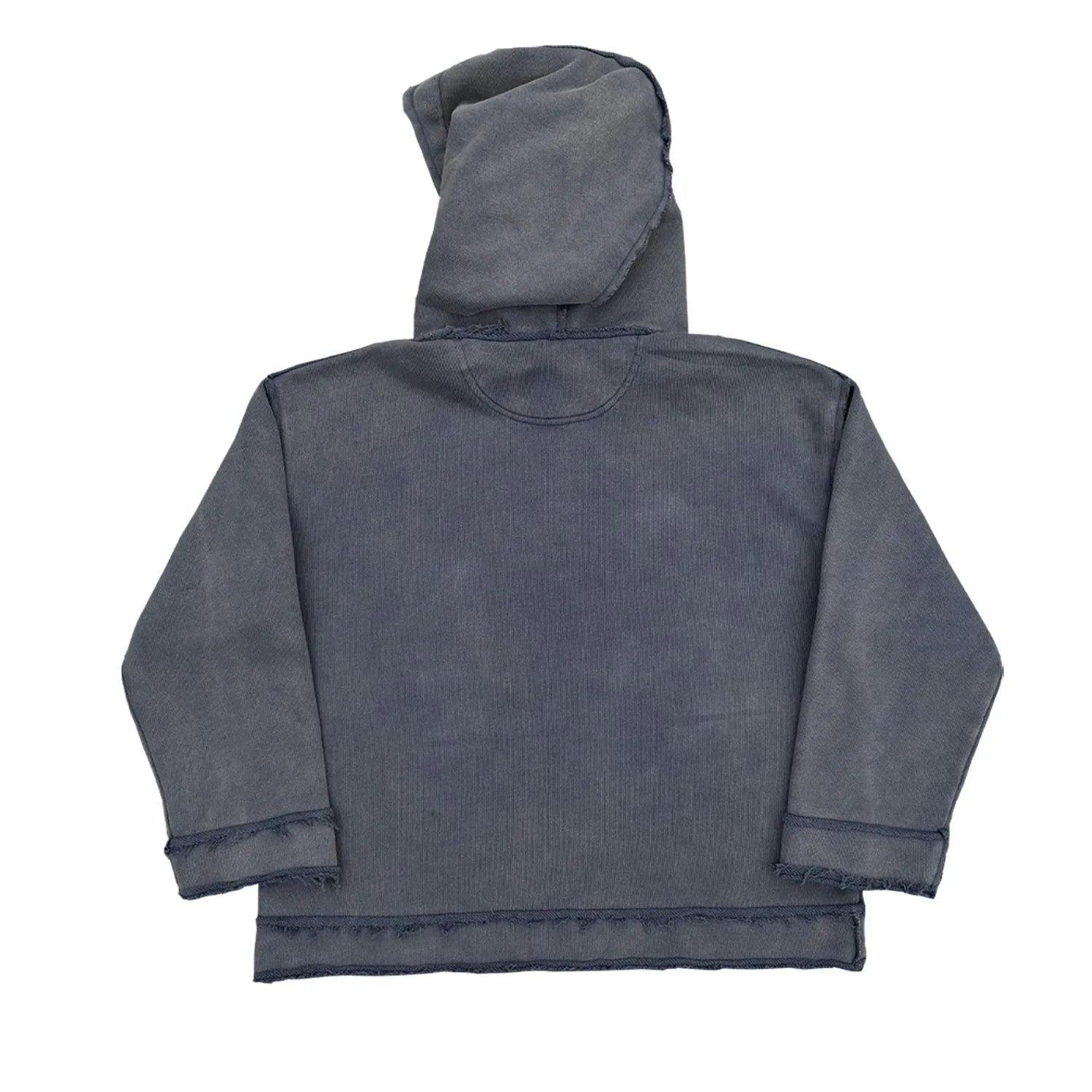 Dark blue Back To Make hoodie sweater showing front view with size options M L XL