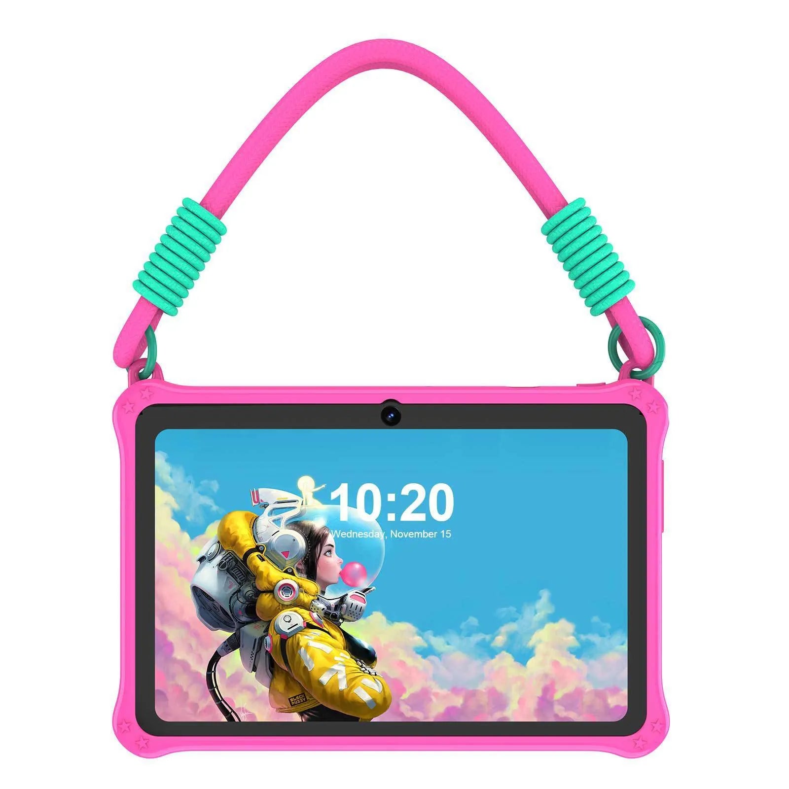 7-inch children's tablet silicone protective case in sapphire blue with HD screen film