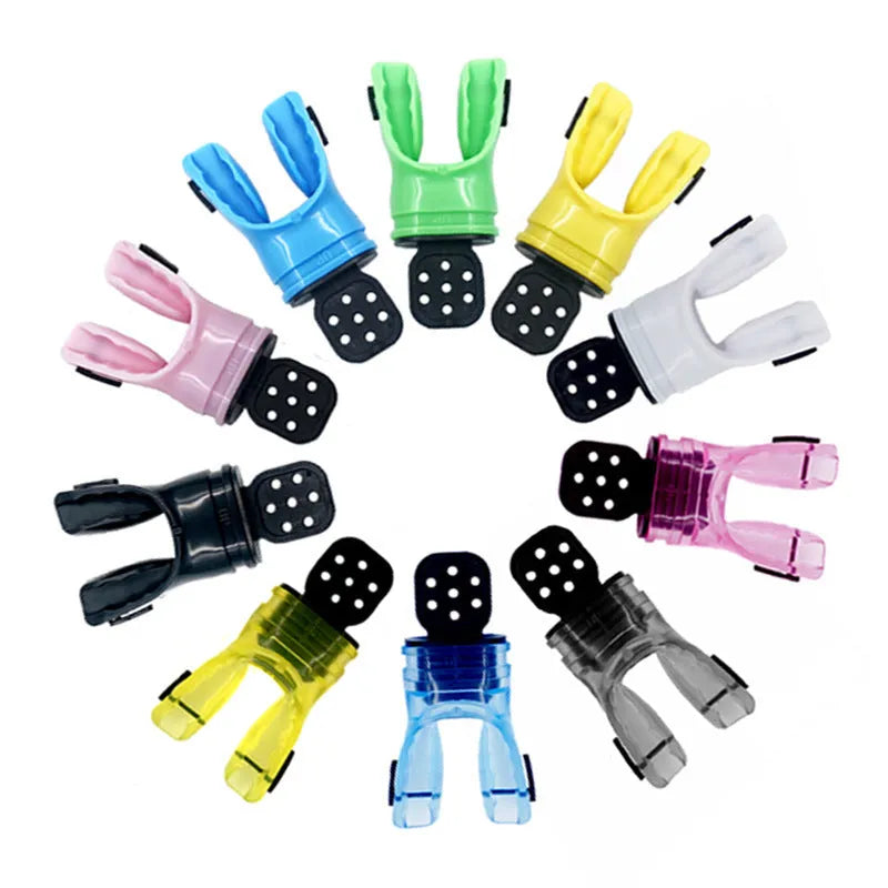Edible silicone diving mouthpiece 110mm length in various colour options
