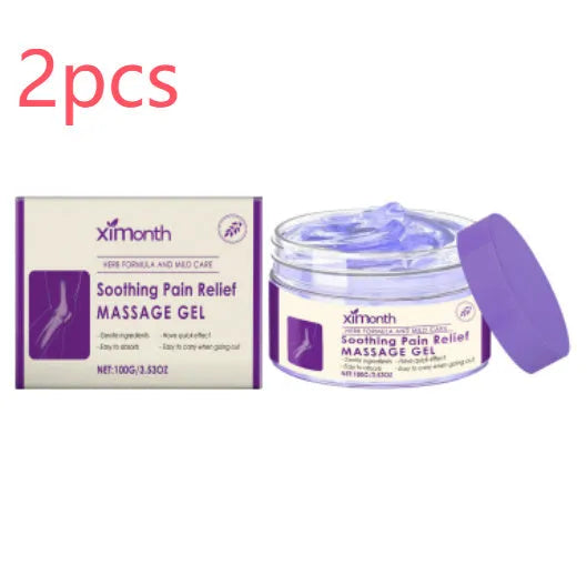 100g tube of body massage gel for joints, knees and elbows on a white background.