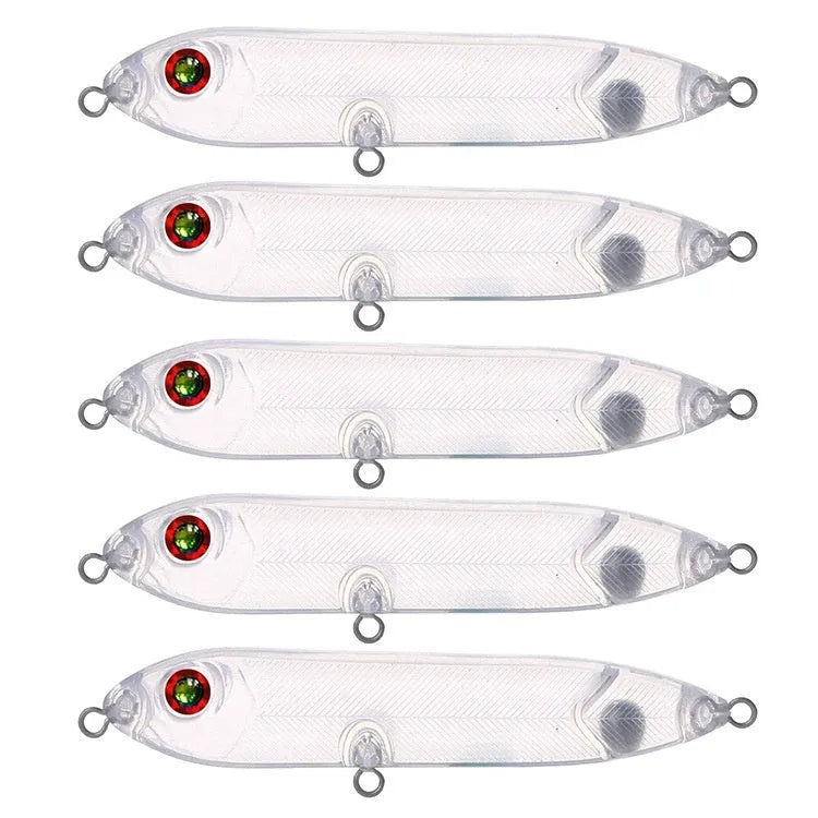 DIY blank path sub bait embryo body 9.5cm ABS transparent R-8224 with 7mm fish eye
