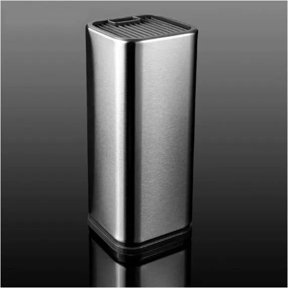 Stainless steel kitchen tool holder with storage bucket in black or white