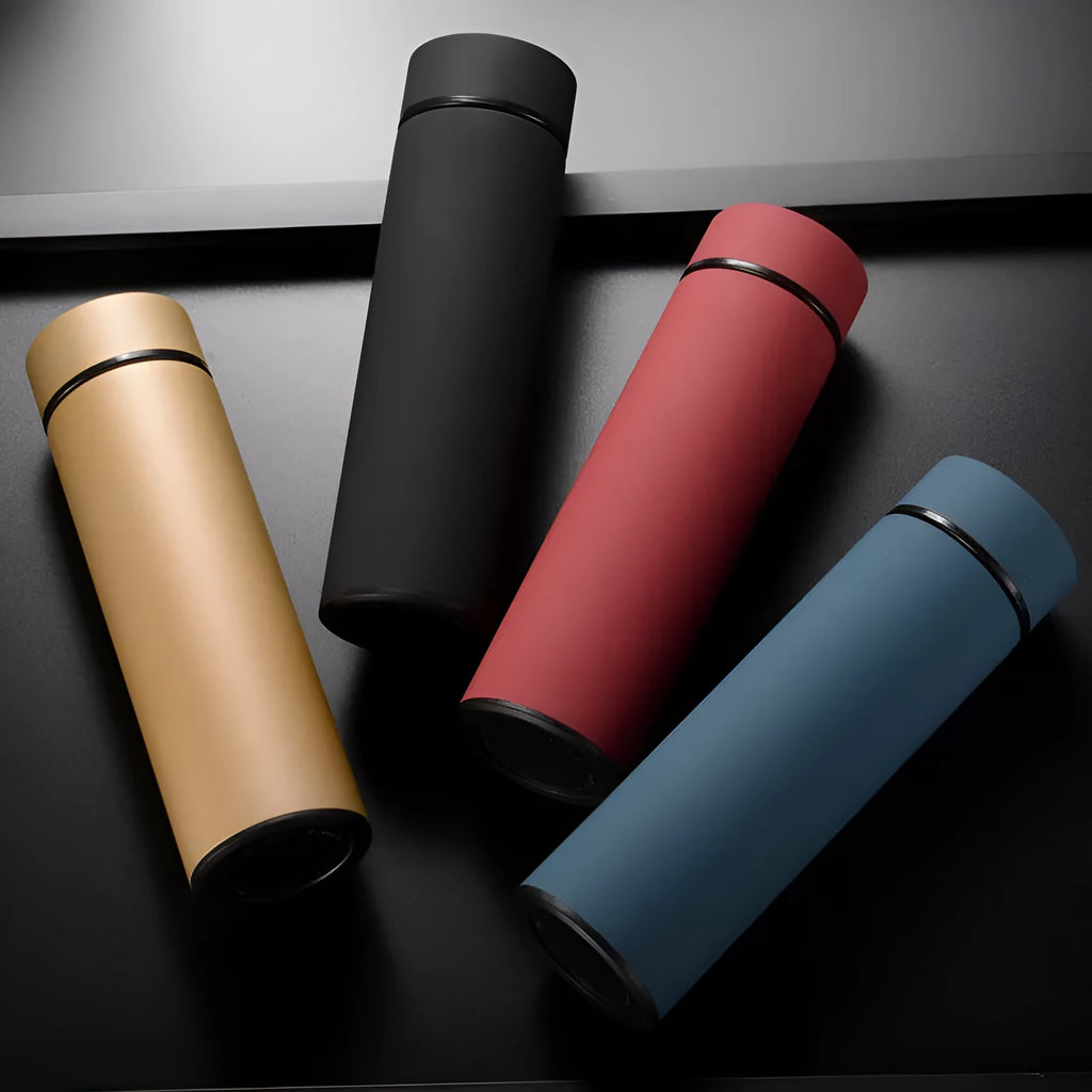 Stainless steel vacuum insulated water bottle with 450ml capacity in assorted colours