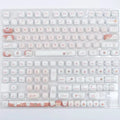 Cartoon dessert cat mechanical keyboard key cap set with sublimation printed artwork