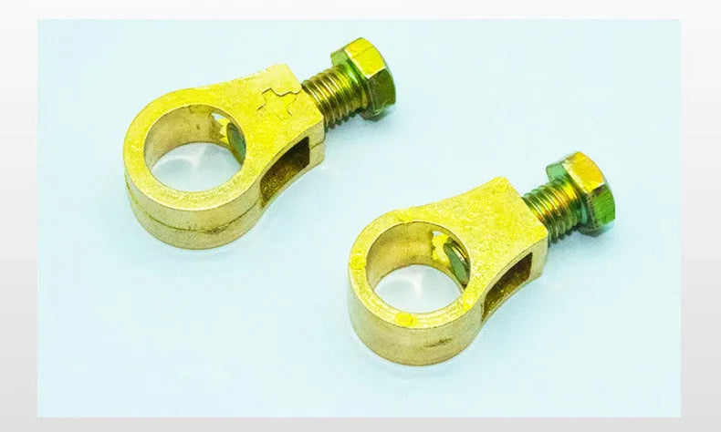 Pure copper car battery clamp with patented connection design for automotive electrical systems