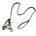 Cowboy dog leash, nylon print pattern, adjustable, for small dogs, black and colourful options