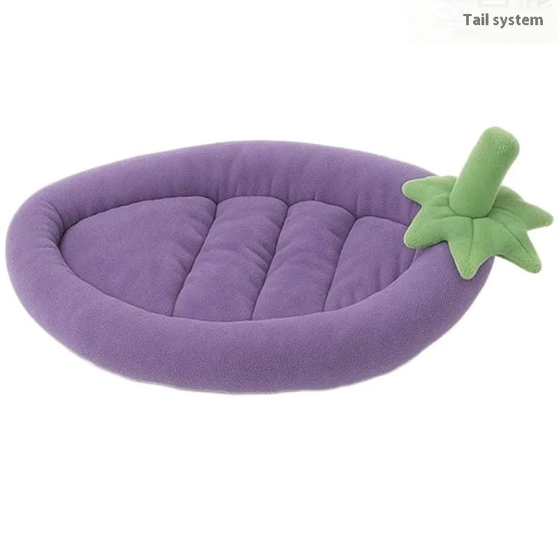 Washable dog mat pet bed with removable cloth cover in four colour options