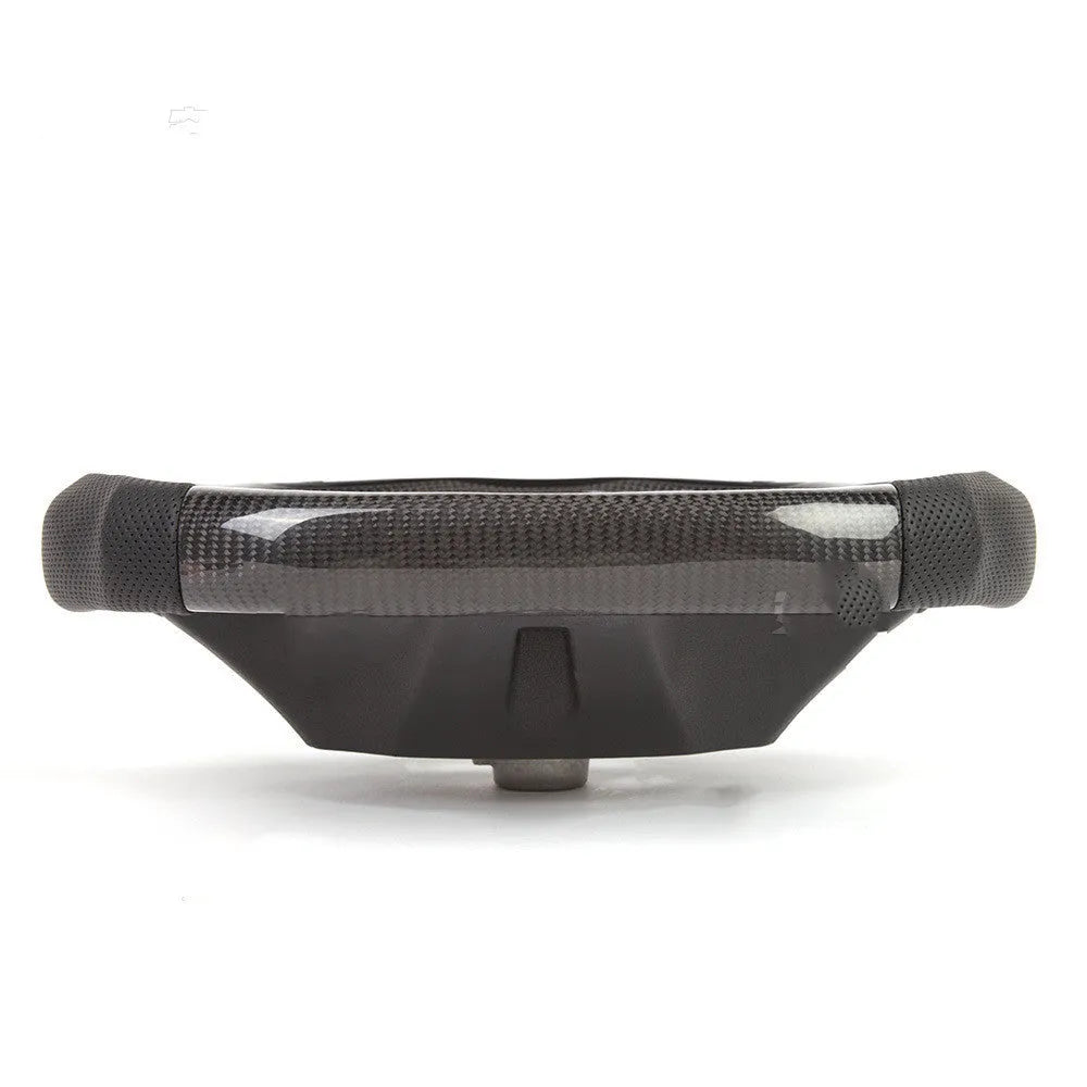 Black carbon fibre BMW steering wheel with LED controls for X3 X5 models
