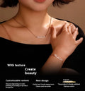 Stainless steel digital bracelet with diamond-set numbers on display, shown in gold tone.