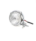 Black electroplated Harley motorcycle halogen headlights with cast aluminium construction