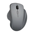 Black or grey rechargeable wireless laptop mouse with USB charging cable