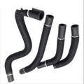 Black self-winding polyester mesh sleeve for protecting automotive wires and cables, shown in a 1 metre length.