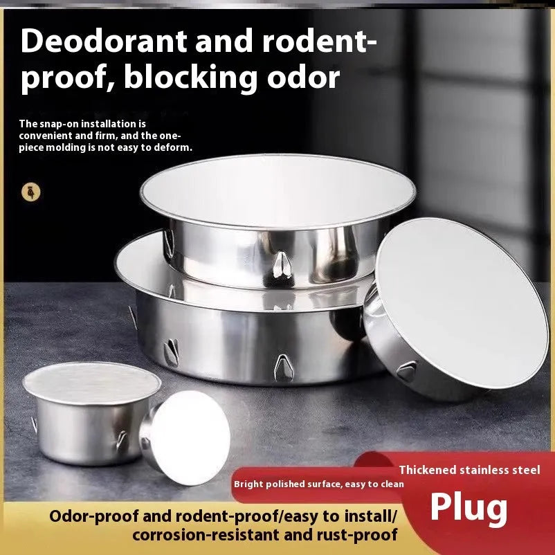 Stainless steel inlay floor drain deodorant seal cover 201to160 Tube Plug modern simplicity style