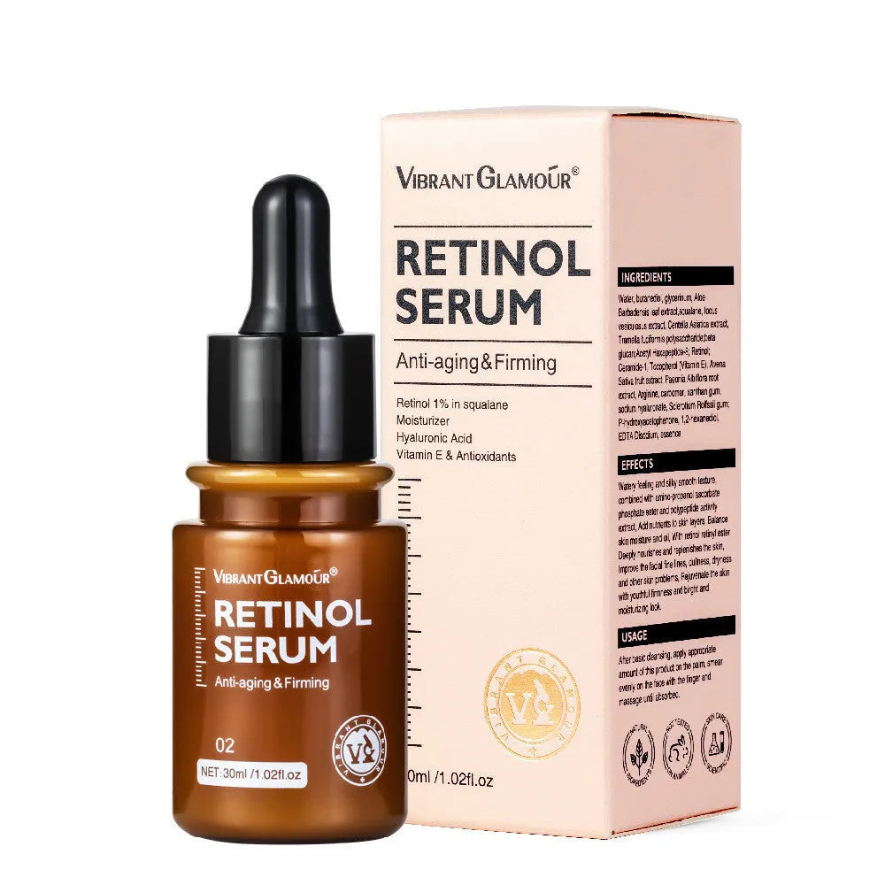30ml Retinol facial serum bottle for dry lines, fine lines and skin brightening