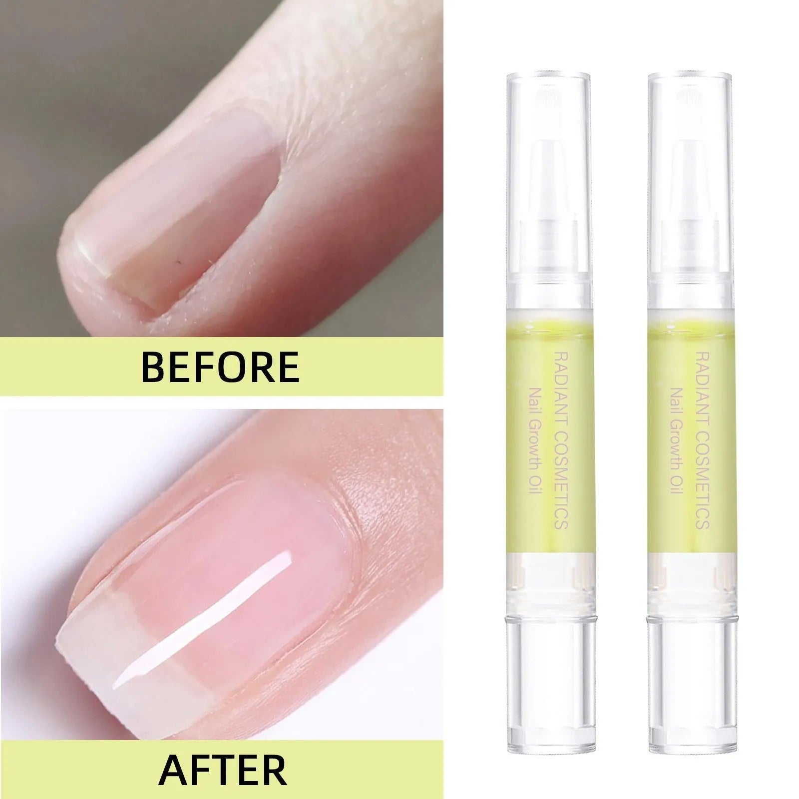 3ml nail growth oil bottle for wash-free nail treatment and cuticle care