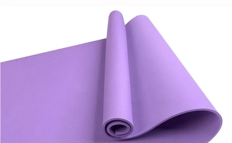 EVA composite yoga mat in a choice of colours showing 4mm and 6mm thickness options for fitness.