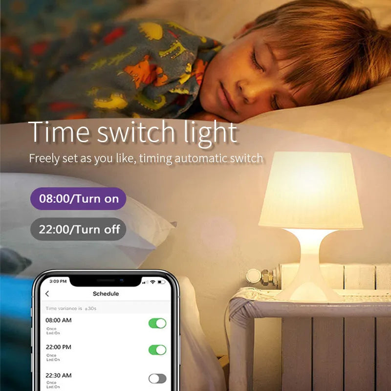 White GU10 smart LED spotlight with RGBCCT colour changing and WiFi connectivity