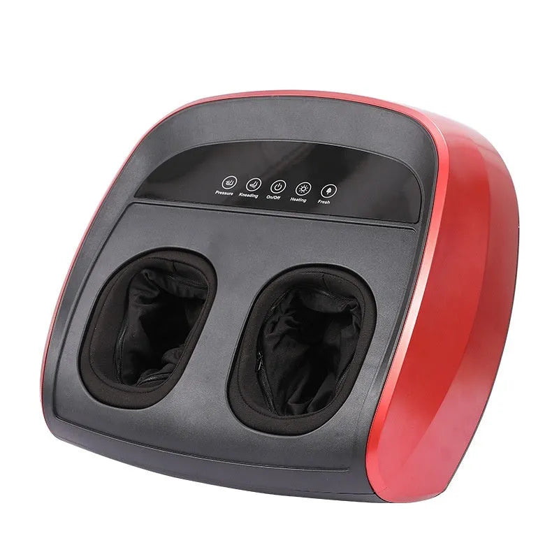 Flip automatic foot sole foot massager in black with infrared physiotherapy and sterilization functions