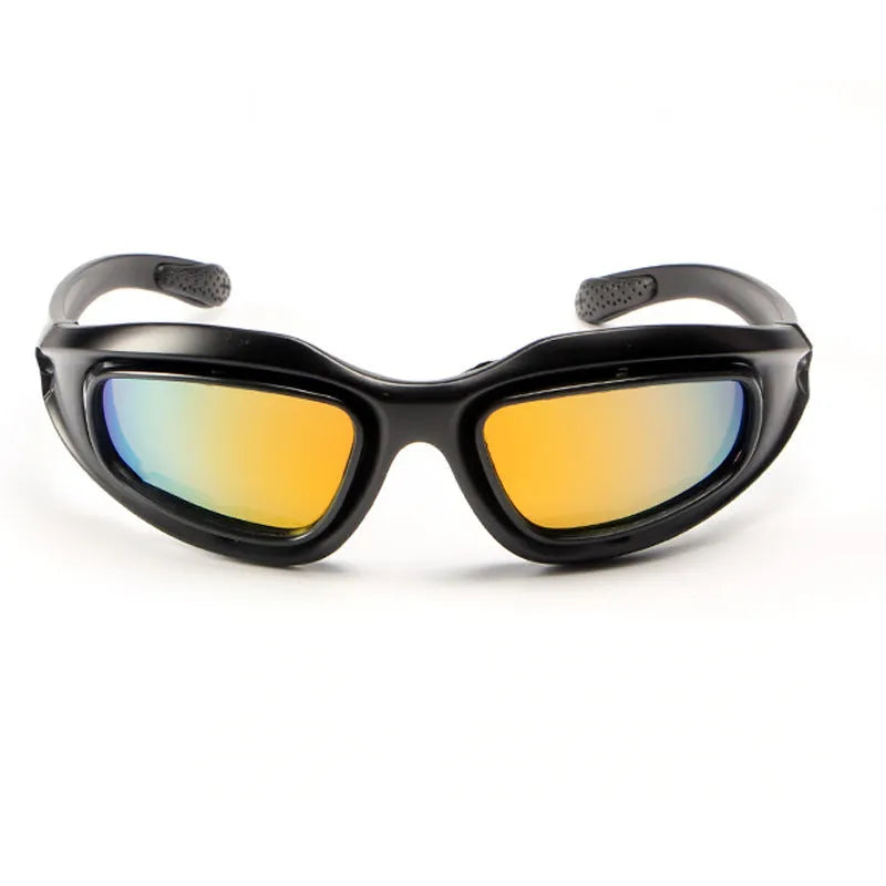 Tactical polarized sunglasses with full rim PC sports frame for cycling