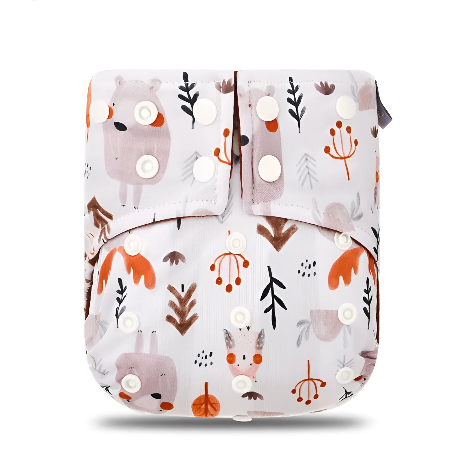 Waterproof breathable polyester baby cloth diaper with adjustable fit, 3-15kg, style option shown