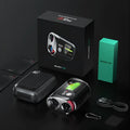 GenePro G1 GPS rangefinder in black with AMOLED touch screen and compact plastic body