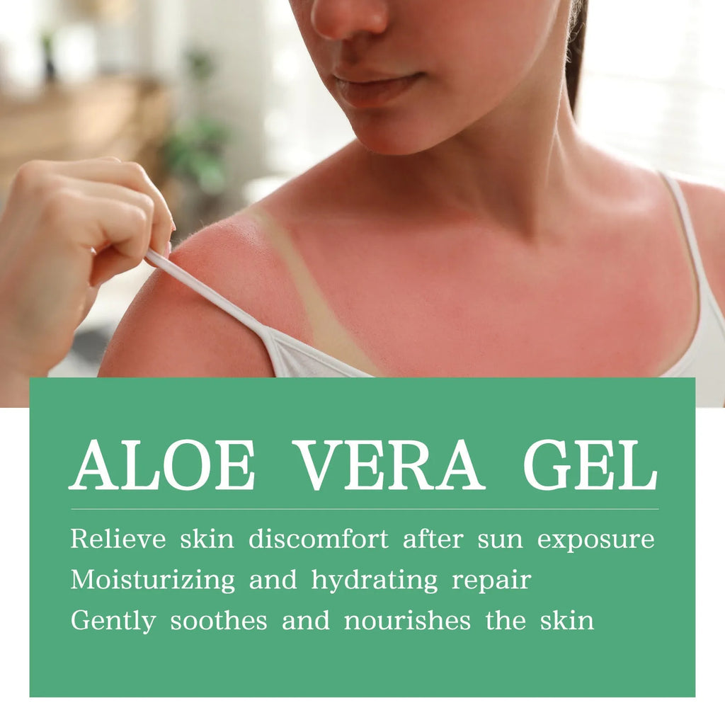 Pack of tanning cream and aloe vera gel for natural bronzing and after-sun relief, available in 50g and 100g sizes