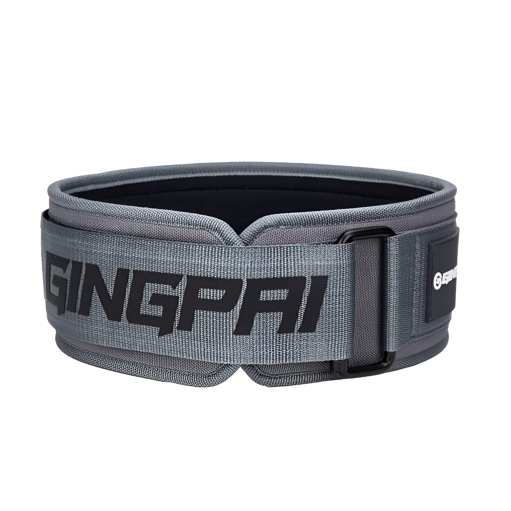 Abdominal exercising waist support belt for weightlifting and power training exercises