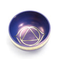 Colourful handmade Himalayan singing bowl percussion instrument measuring 7.8cm diameter