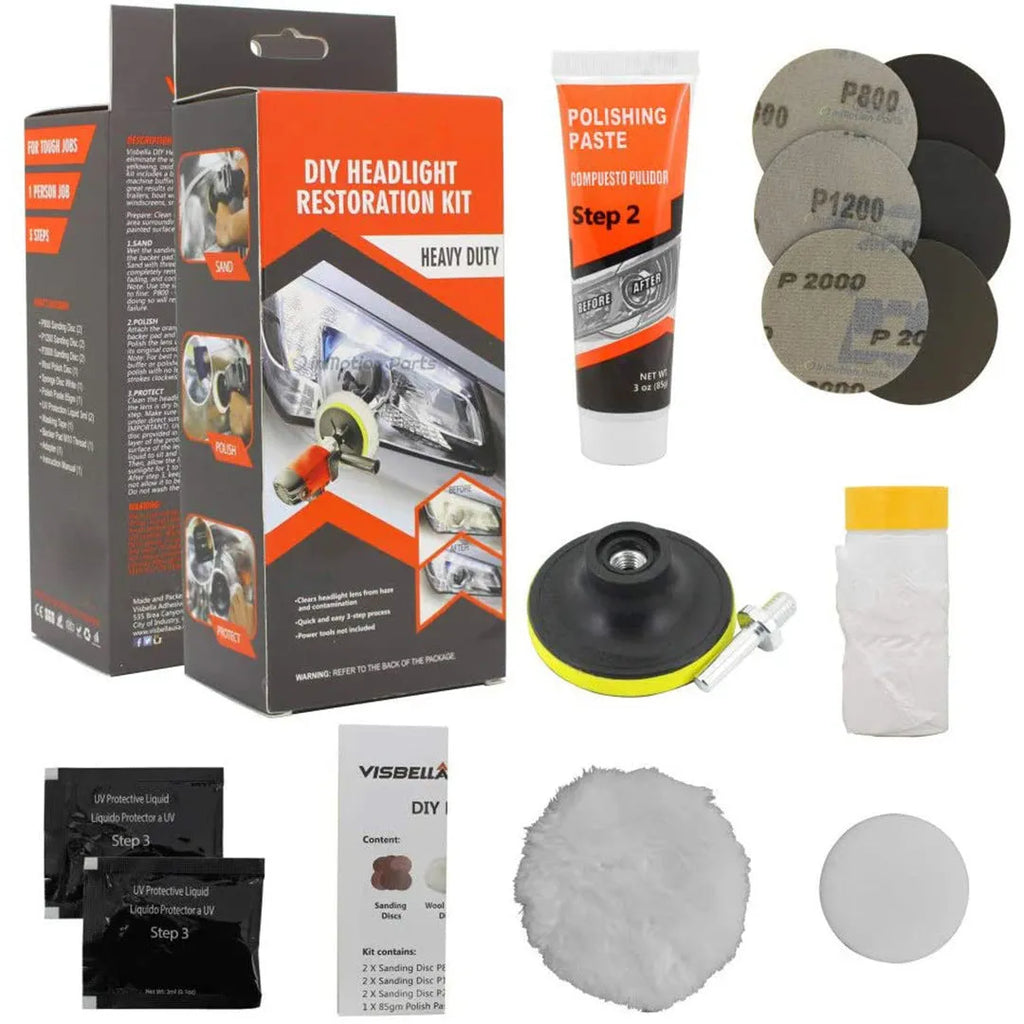 Headlight light repair tool made of carbon steel, dimensions 15x15x5cm, for auto repair, model Style 10753