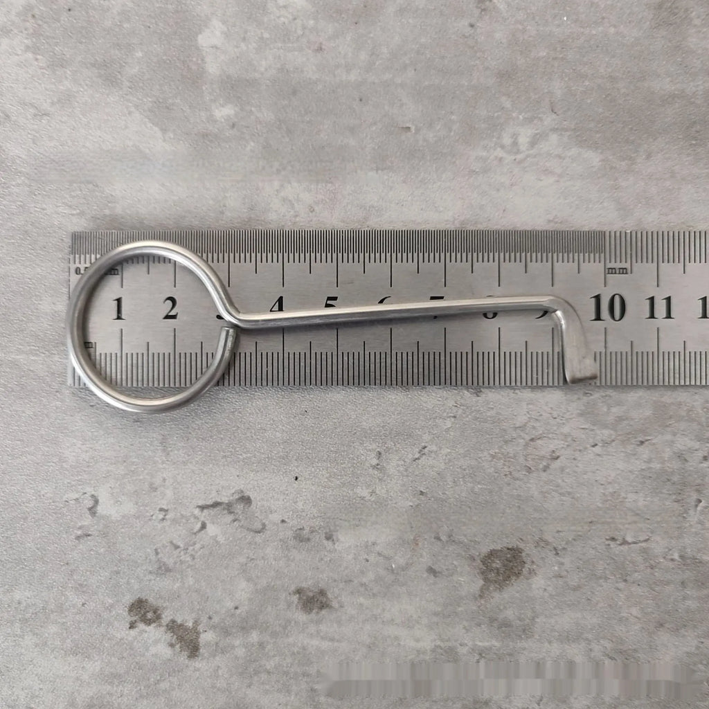 Two silver alloy wrench tools from a portable DIY and maintenance tool set.