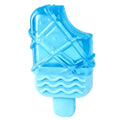 Summer ice cold dog cooling toy set with pacifier, popsicle, and ring shapes in assorted colours