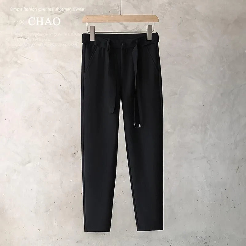 Boys slim straight wool blend trousers in tapered cut available in multiple sizes and colours