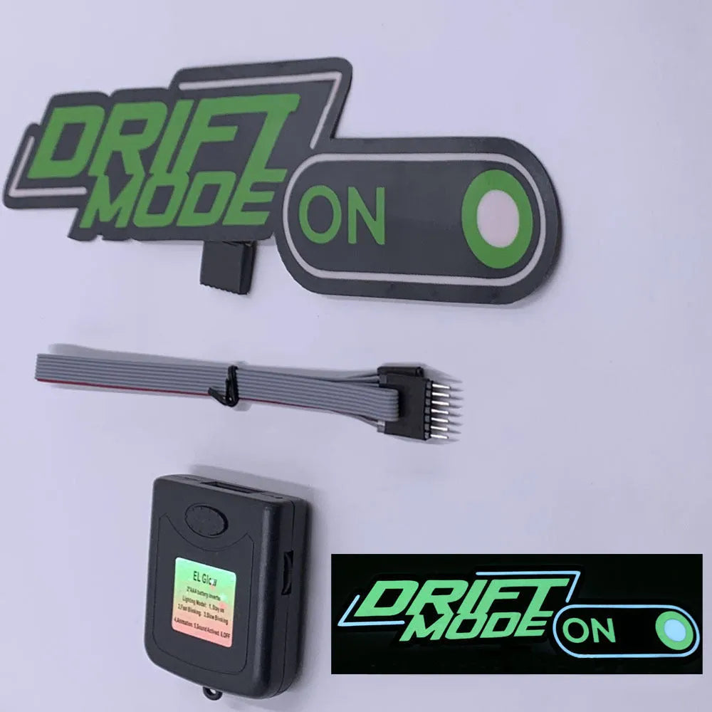Self-adhesive luminous wall stickers with driver and connecting line for interior decoration