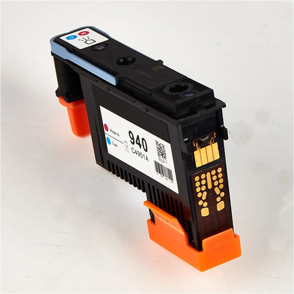 HP940 compatible printing nozzle for C4900A C4901A models in black and yellow.
