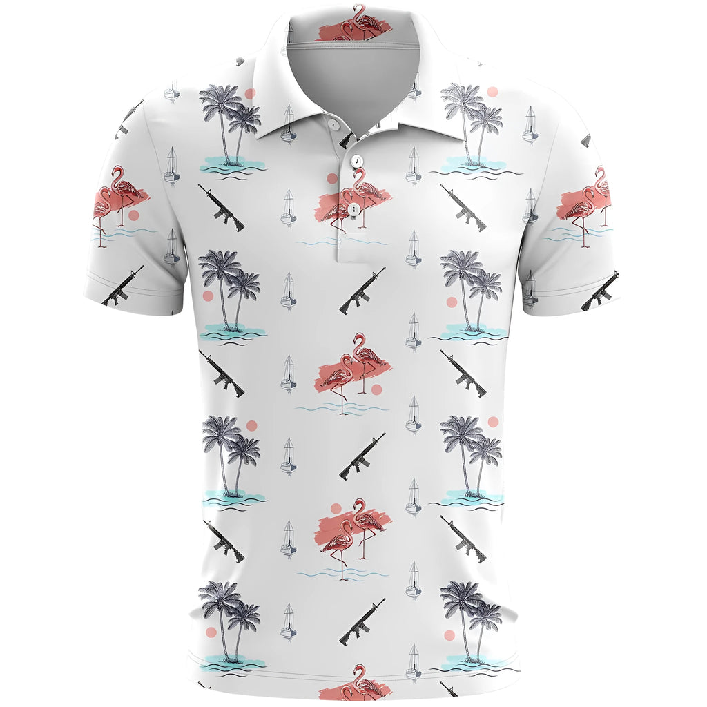 3D printed loose fit sports T-shirt in polyester bird eye cloth showing colour options and sizing