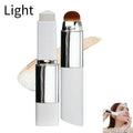 Foundation stick cover cream with removable brush applicator in 13g light shade