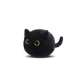 Fluffy black cat plush toy stuffed animal soft nap cushion home decoration creative kids birthday gift