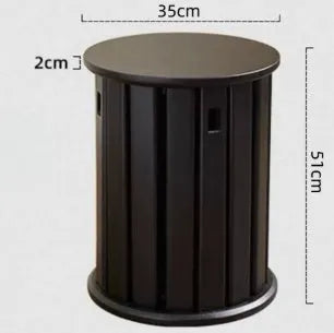 Stackable round metal dining stool in modern design with four colour options