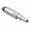 Silver VAS6262-9 metal transmission refueling joint adapter tool on a workshop bench.