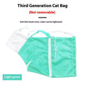 Cat grooming restraint bag with detachable design and scratch-resistant thickening in multiple colour options