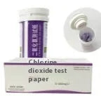Chlorine dioxide test paper bottle for waste water detection 0-1000mg/L range