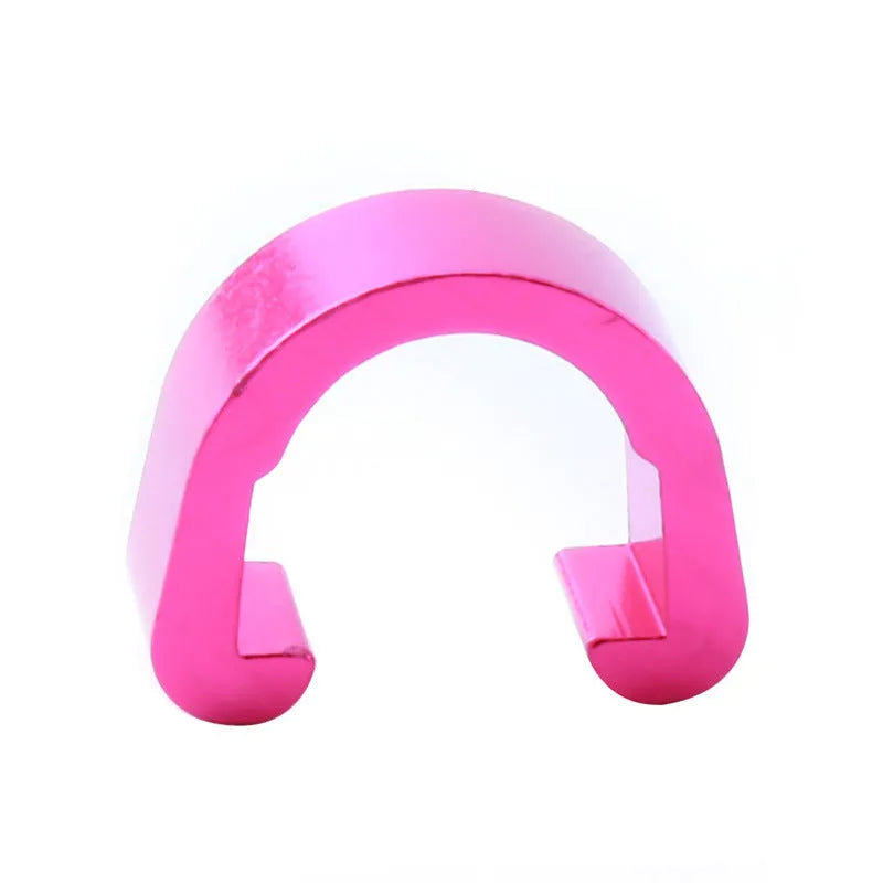 Aluminium alloy C buckle hardware fasteners in multiple colours 10.2x13x5mm