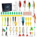 Christmas-themed Mino Bog 24-piece metal fishing tackle blind box set in 01 Style colour
