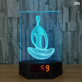 Glowing dolphin 3D night light with remote control touch in a bedroom setting