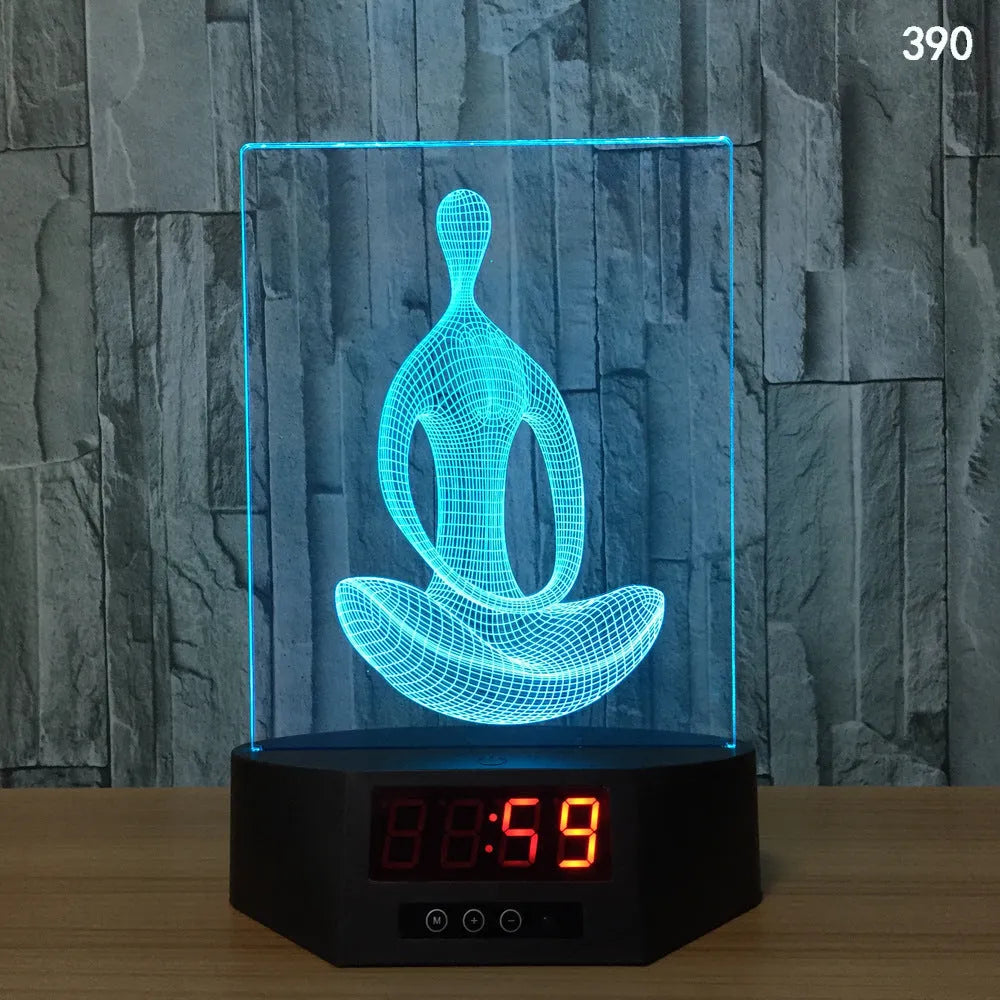 Glowing dolphin 3D night light with remote control touch in a bedroom setting