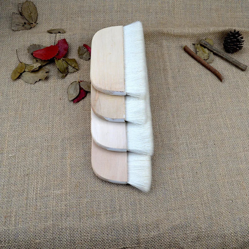 Wool art mounting brush in picture colour with size options from 8-inch to 14-inch