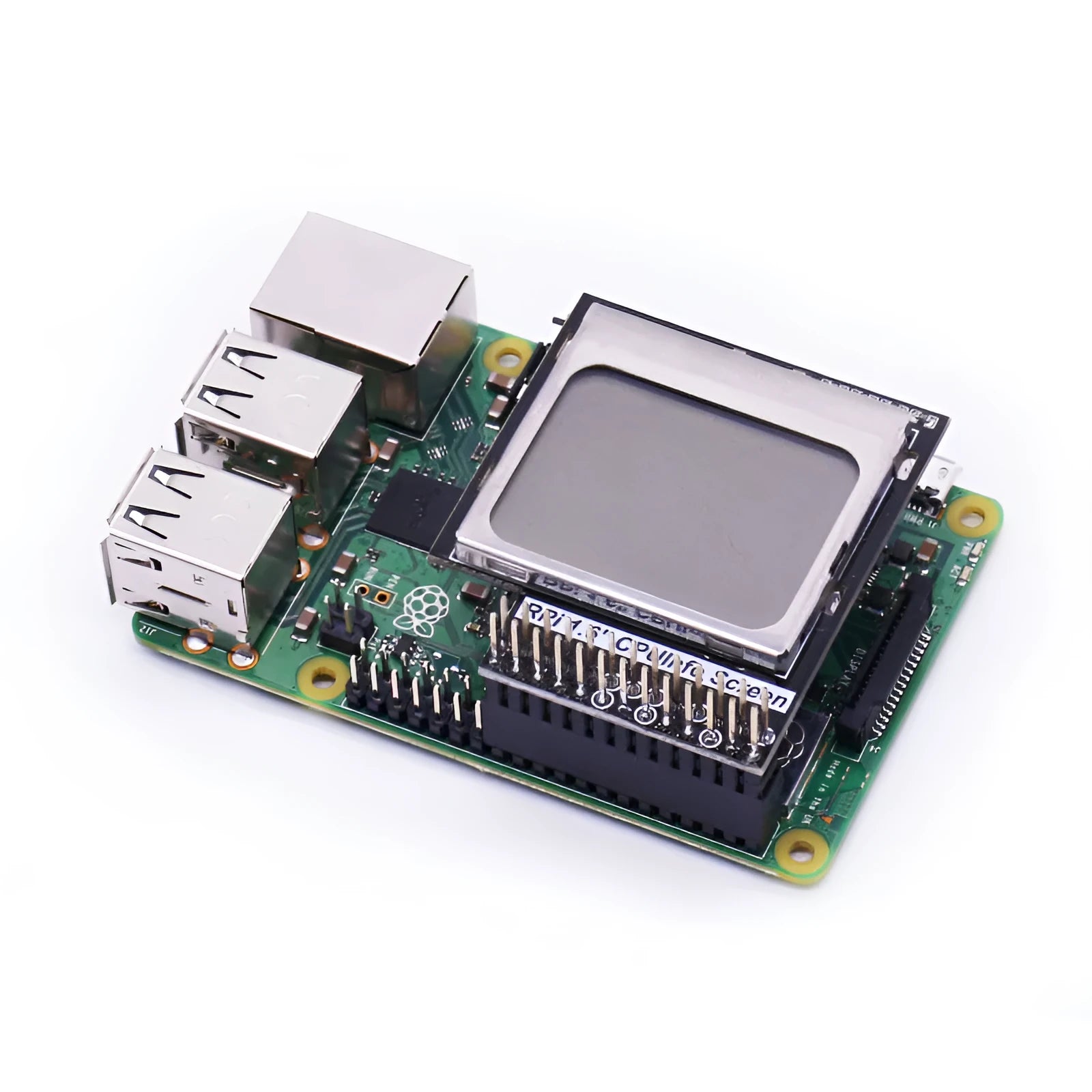 1.6 inch LCD display screen for Raspberry Pi CPU monitoring with backlight switch